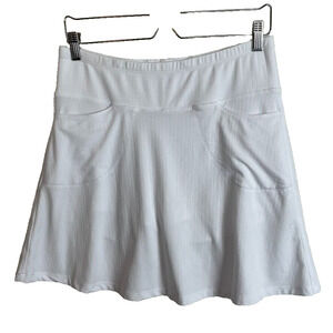 Emerald 18 White Skort Size S – Athletic Skirt w/ Pockets‎